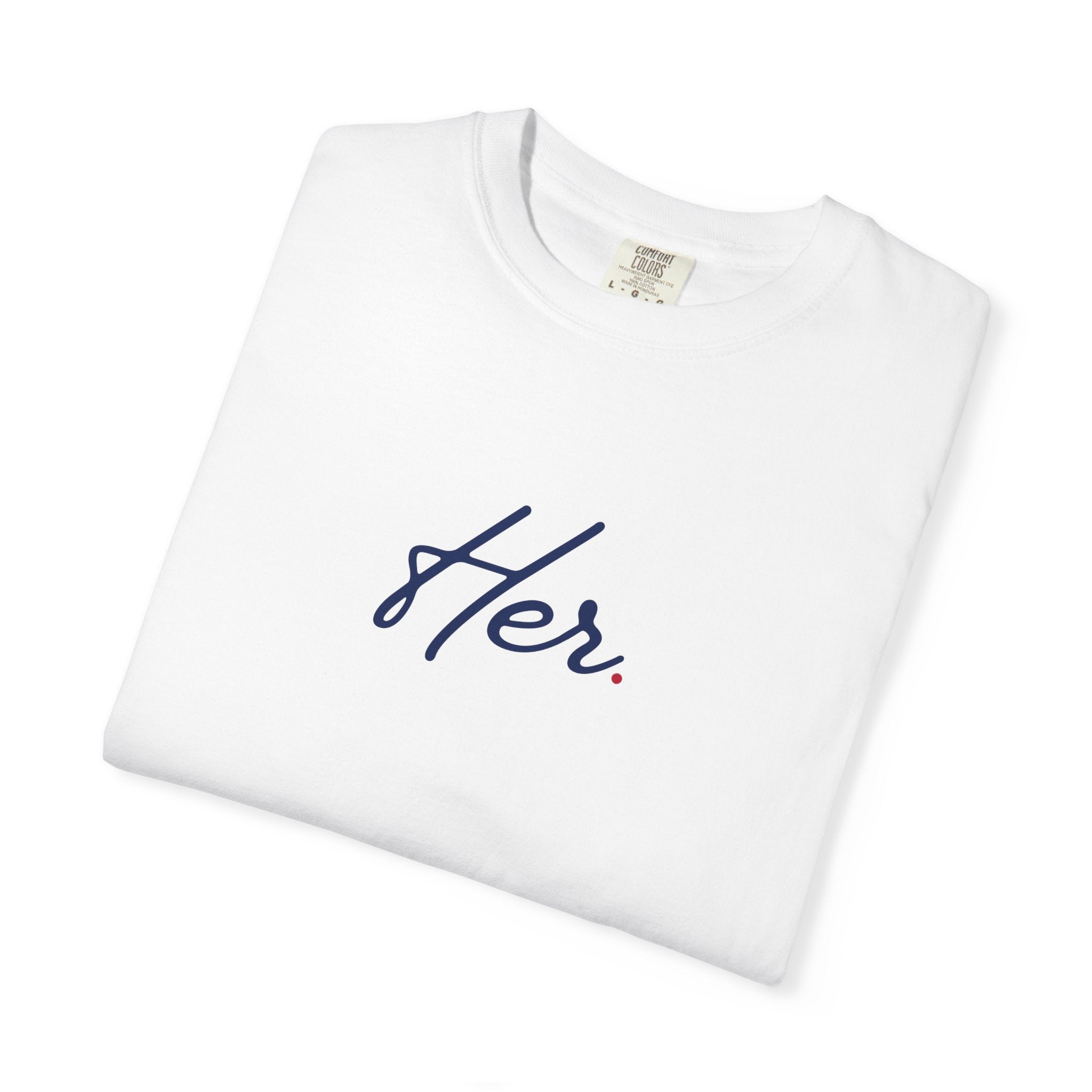 Her T‑Shirt